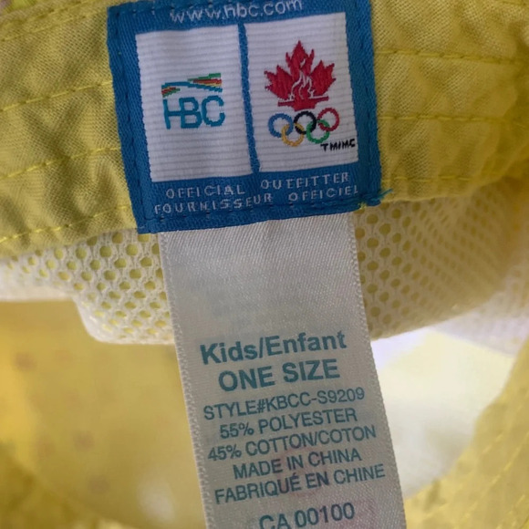 HBC Olympic maple leaf yellow bucket  hat - Picture 6 of 10